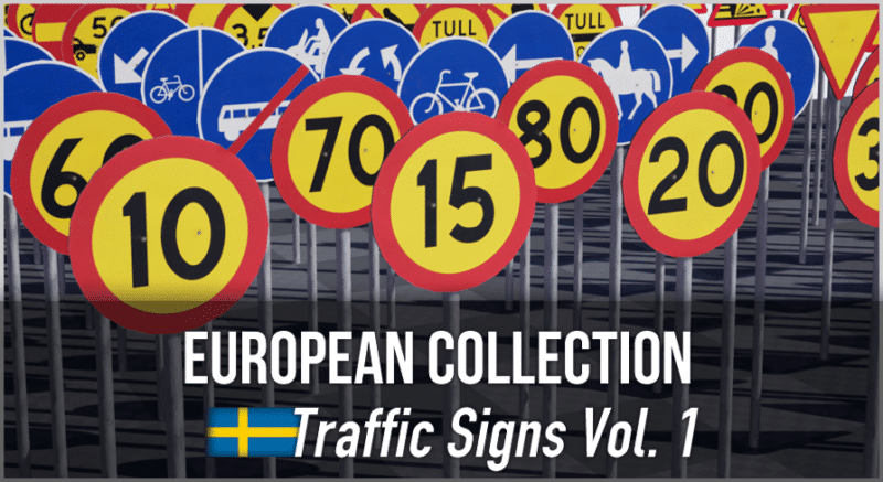 European Collection: Swedish Traffic Signs Vol. 1