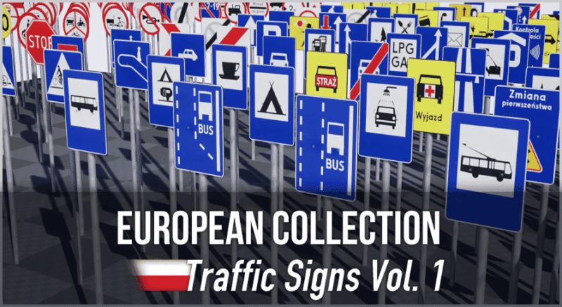 European Collection: Polish Traffic Signs Vol. 1