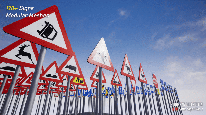 European Collection: Norwegian Traffic Signs Vol. 1