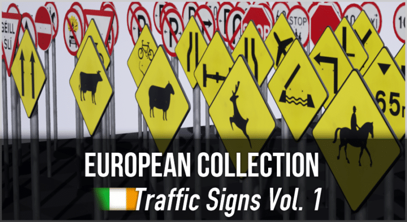 European Collection: Irish Traffic Signs