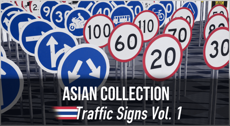 Asian Collection: Thai Traffic Signs Vol. 1
