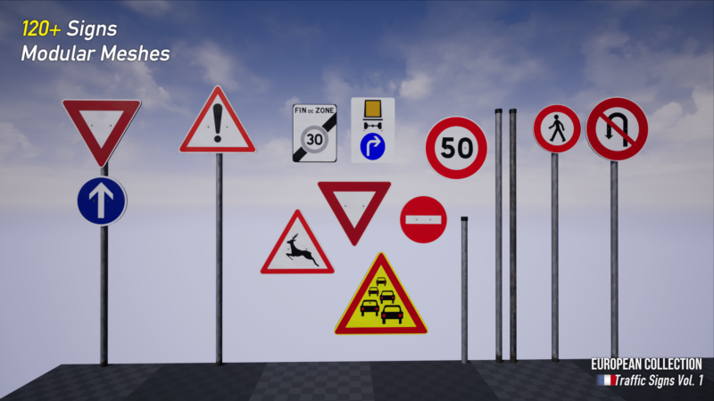 European Collection: French Traffic Signs Vol. 1