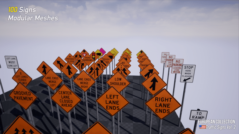 US Collection: Traffic Signs Vol. 2