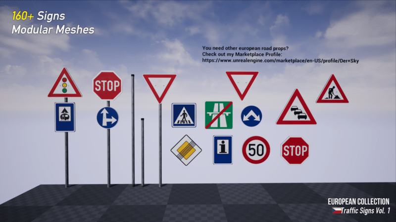 European Collection: Czech Traffic Signs