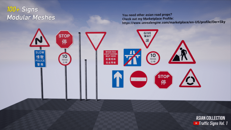 Asian Collection: Hong Kong Traffic Signs