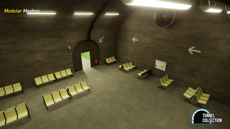 Modular Tunnel Collection - Vol. 1 - Unreal Engine Asset Pack