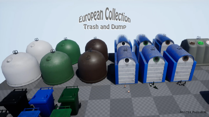 European Collection : Trash and Dump Mr.P-Edition