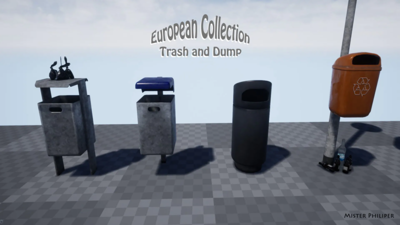 European Collection : Trash and Dump Mr.P-Edition