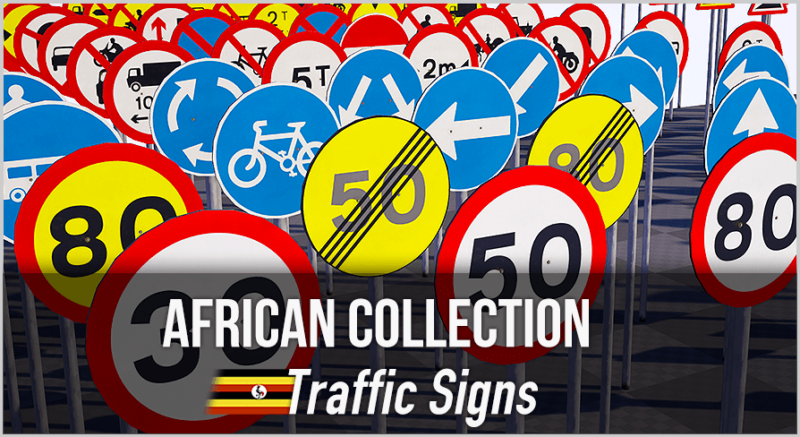 African Collection: Ugandan Traffic Signs