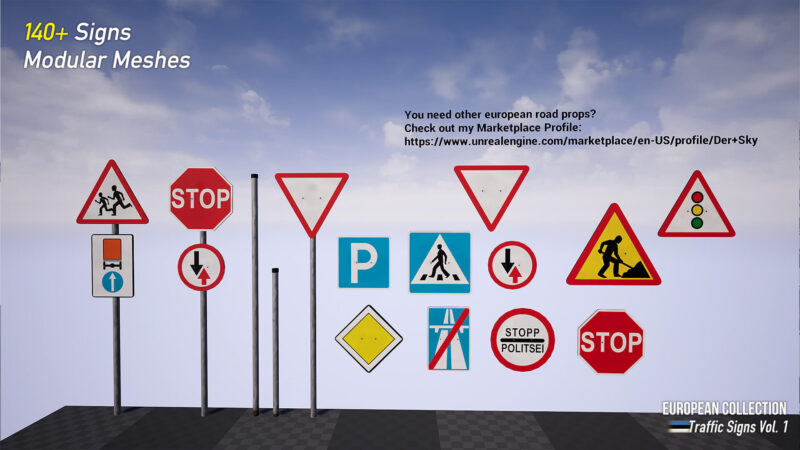 European Collection: Estonian Traffic Signs