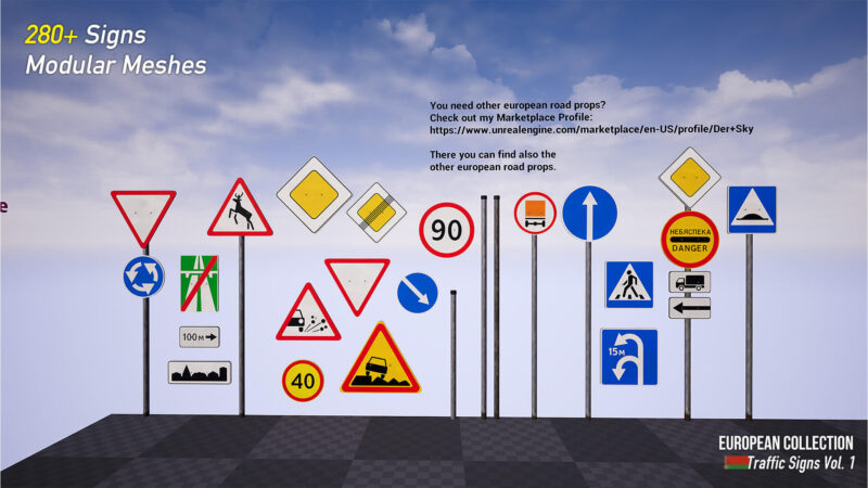 European Collection: Belarusian Traffic Signs