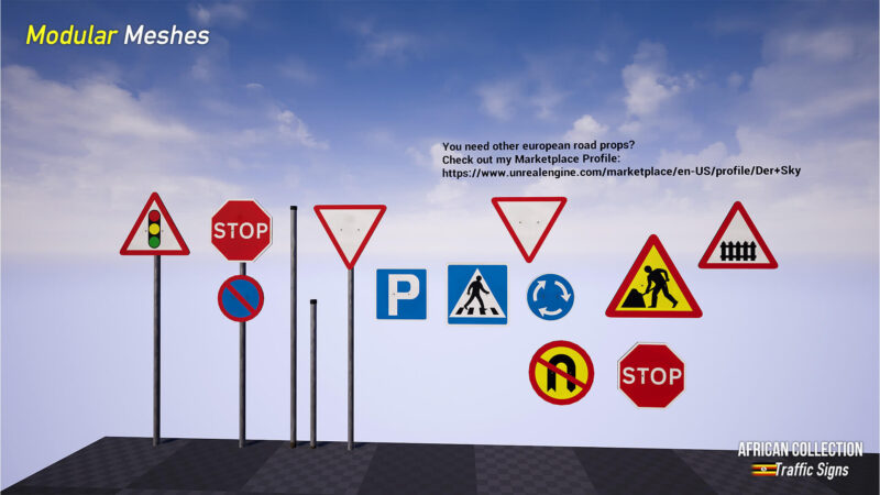 African Collection: Ugandan Traffic Signs
